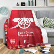 Arsenal 3D Fleece Blanket
