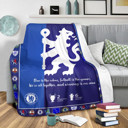 Chelsea 3D Fleece Blanket