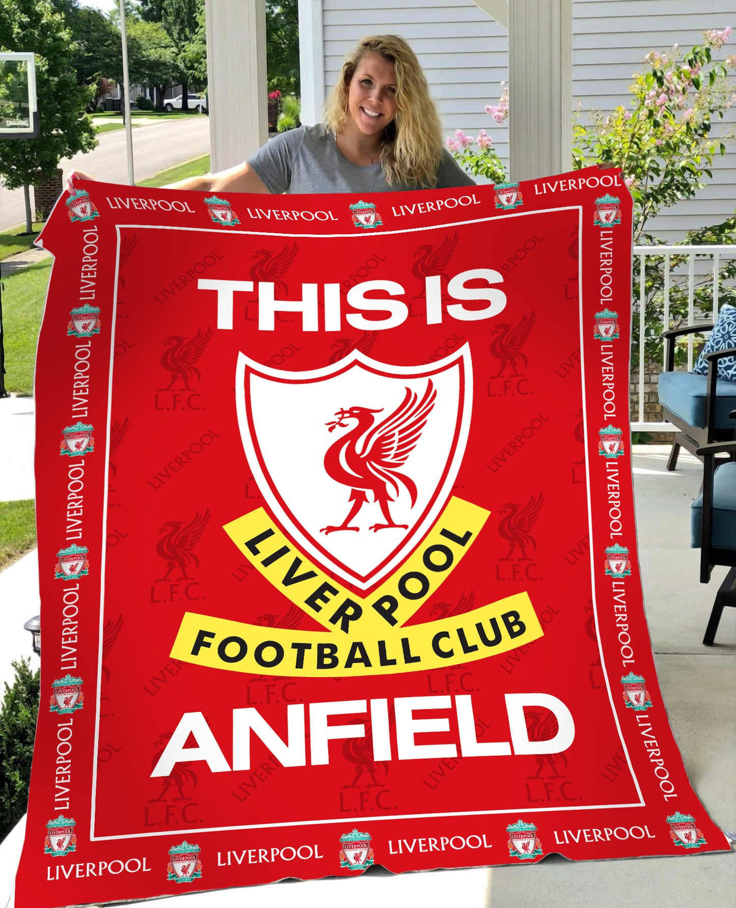 Liverpool 3D Fleece Blanket V3