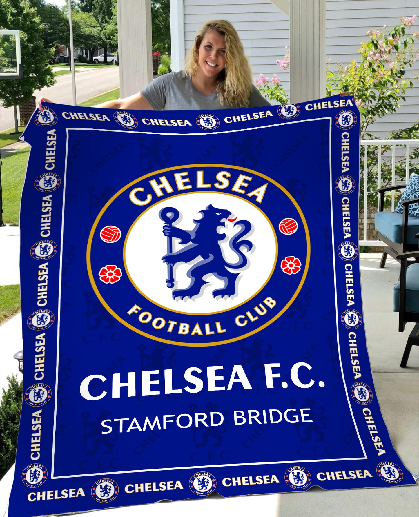 Chelsea 3D Fleece Blanket V3