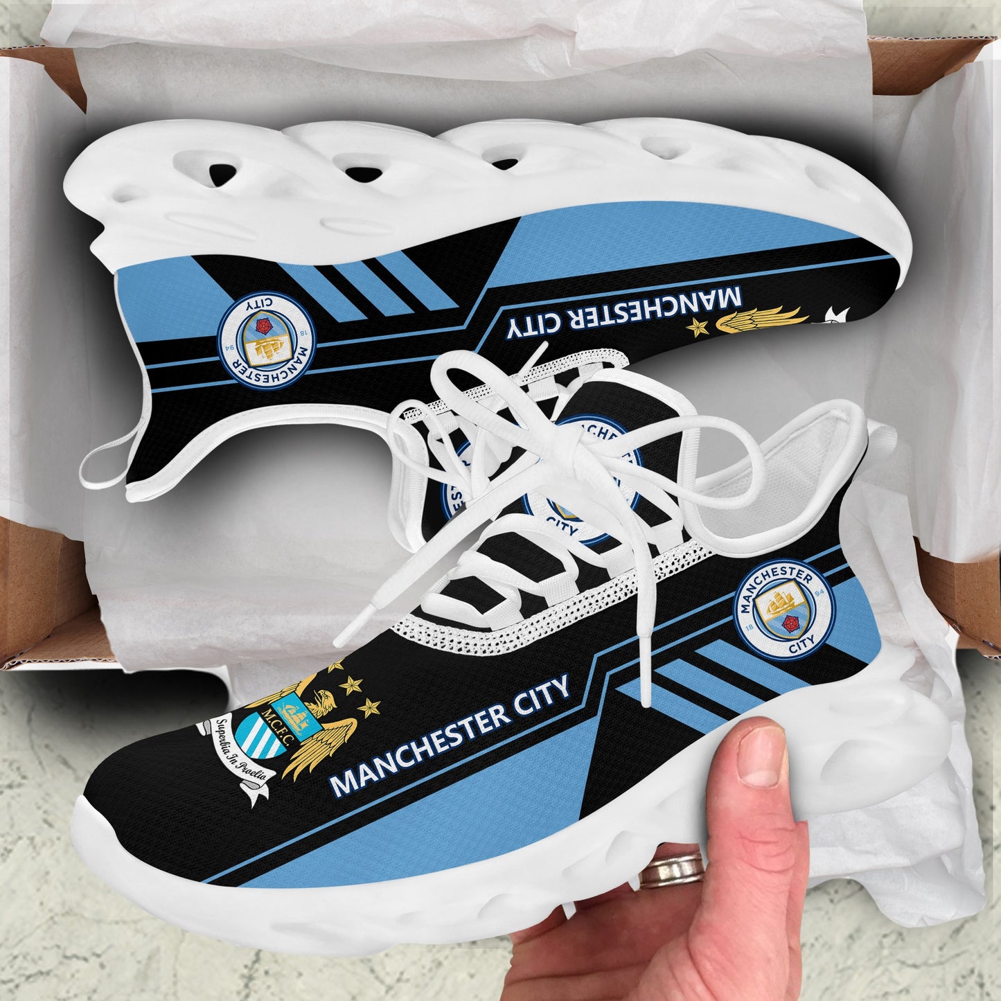 Manchester City V4 Chunky Custom Sneaker