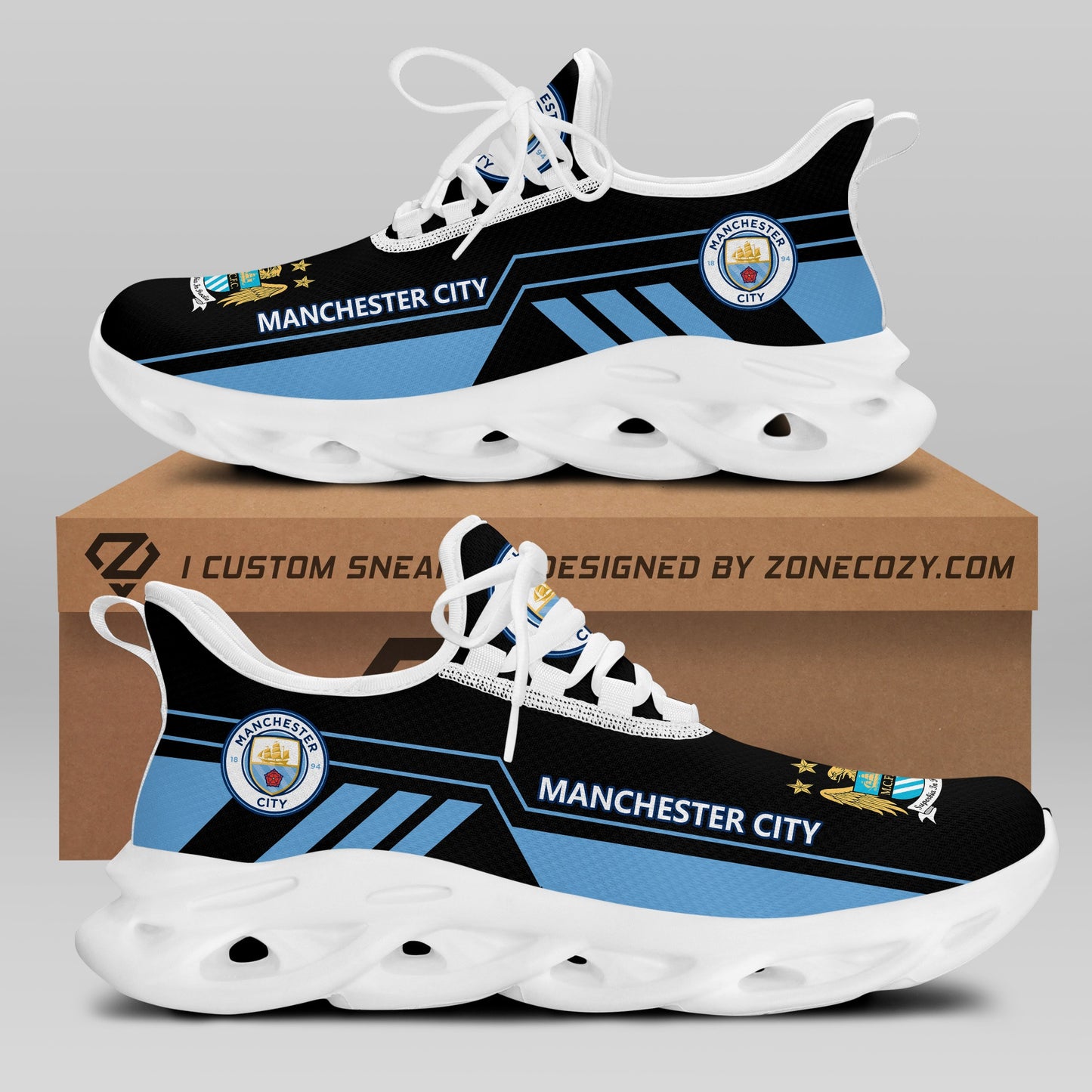 Manchester City V4 Chunky Custom Sneaker