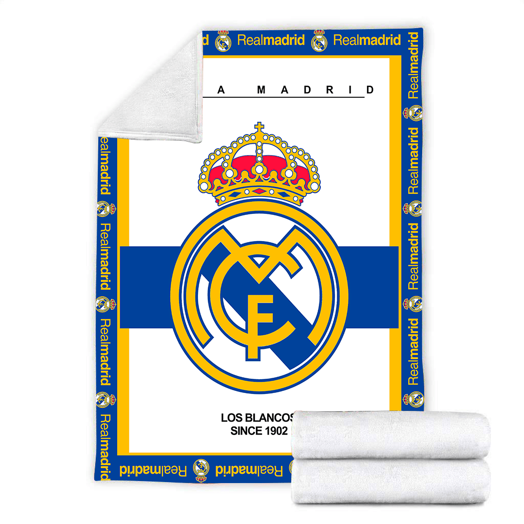 Real Madrid 3D Fleece Blanket V3