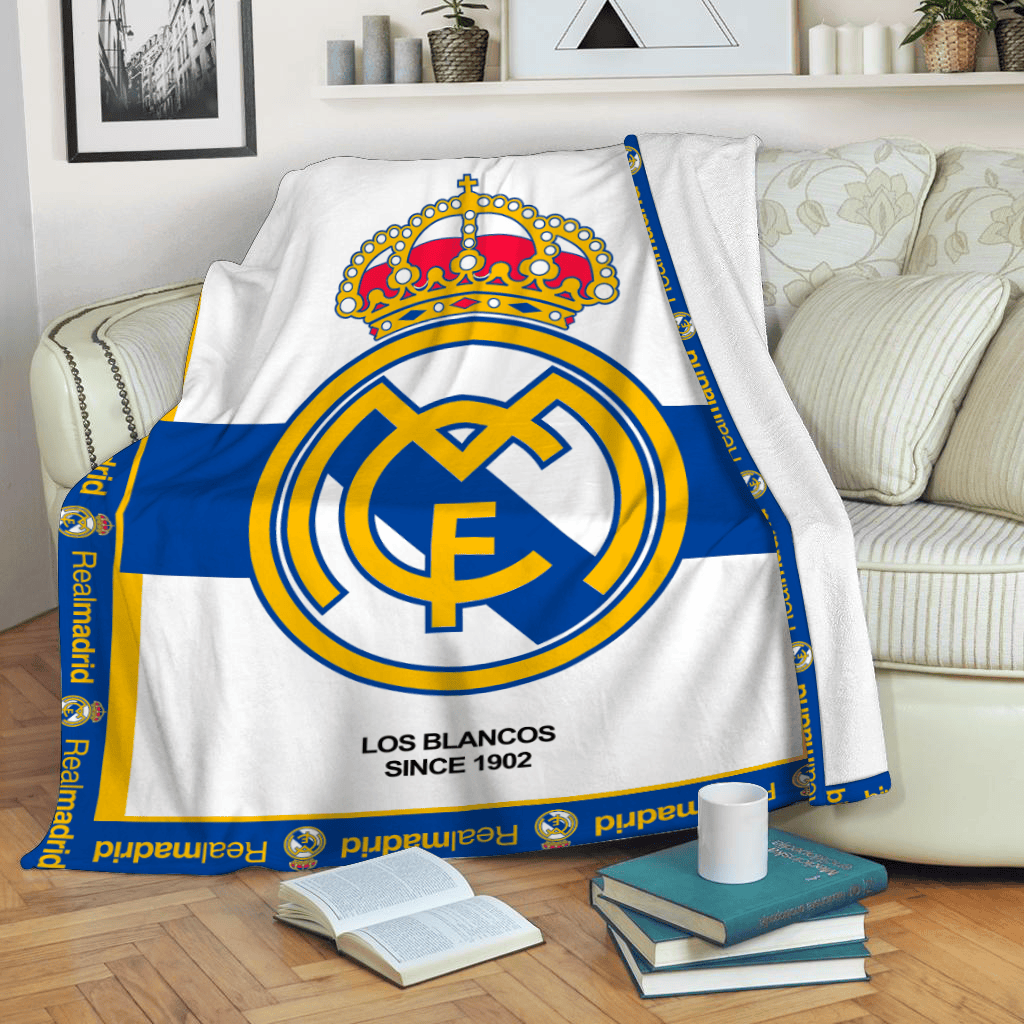 Real Madrid 3D Fleece Blanket V3
