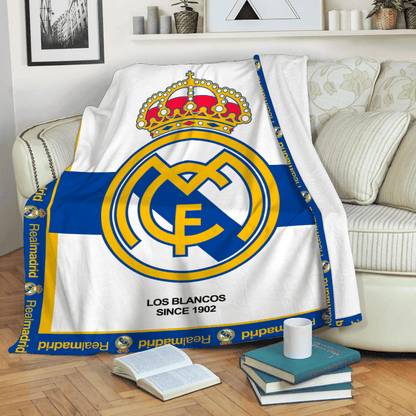 Real Madrid 3D Fleece Blanket V3
