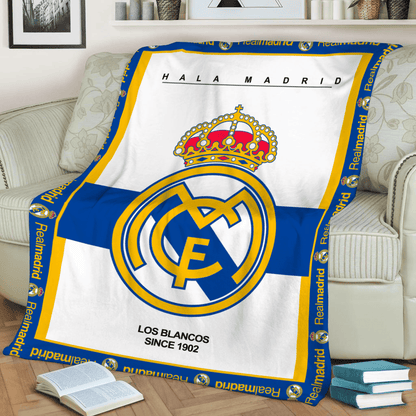 Real Madrid 3D Fleece Blanket V3