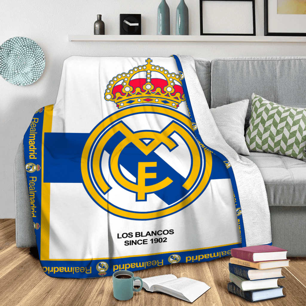 Real Madrid 3D Fleece Blanket V3