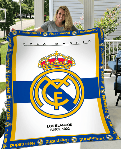 Real Madrid 3D Fleece Blanket V3