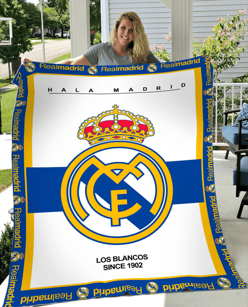 Real Madrid 3D Fleece Blanket V3