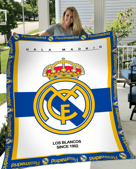 Real Madrid 3D Fleece Blanket V3