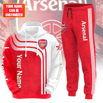 Personalized Arsenal Q3 3D All over Printed Hoodie and Sweatpants set