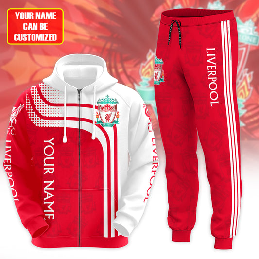 Personalized Liverpool Q5 3D All over Printed Hoodie and Sweatpants set