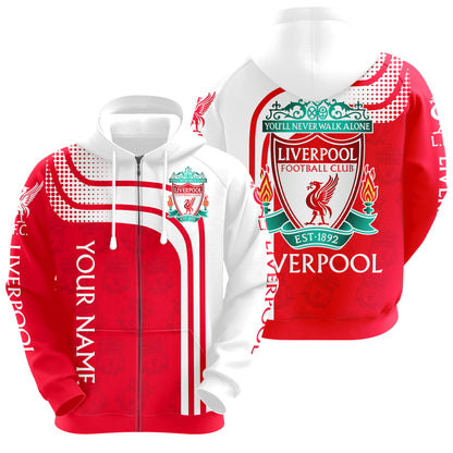 Personalized Liverpool Q5 3D All over Printed Hoodie and Sweatpants set