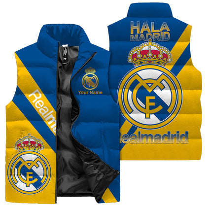 Real Madrid V2 Sleeveless Windproof Puffer Jacket 3D