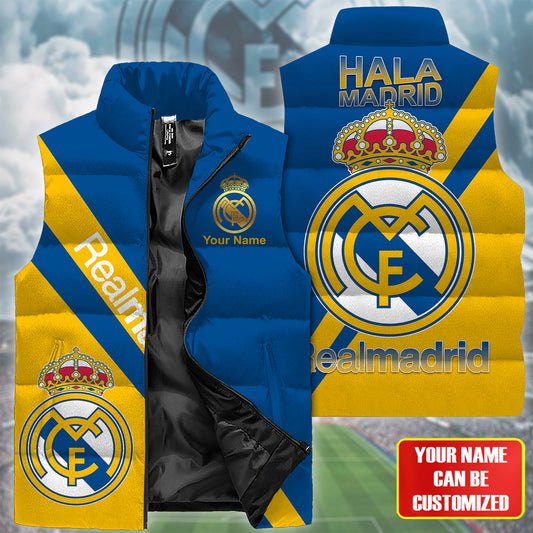 Real Madrid V2 Sleeveless Windproof Puffer Jacket 3D