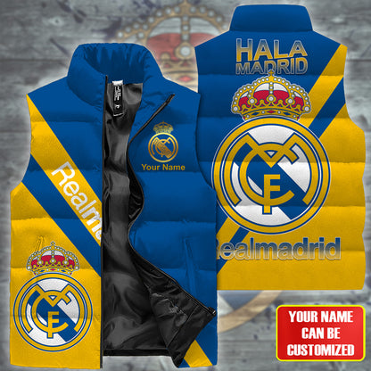Real Madrid V2 Sleeveless Windproof Puffer Jacket 3D