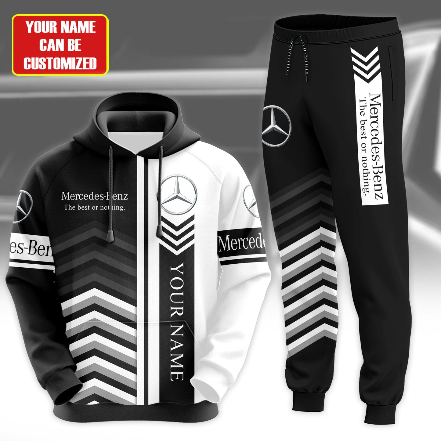 Personalized Merc 3D All over Printed Hoodie and Sweatpants set