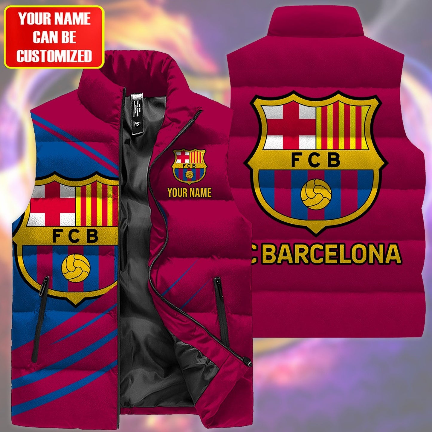 Barcelona Sleeveless Windproof Puffer Jacket V2