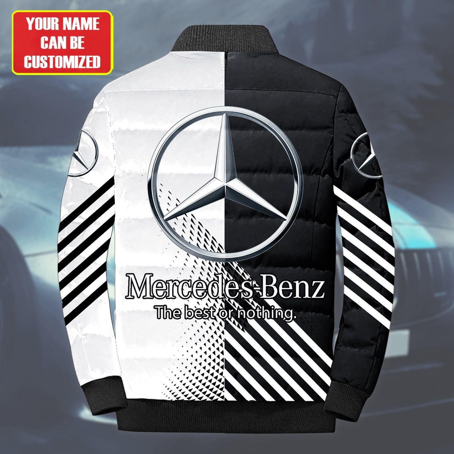 Personalized Merc Puffer Jacket v2 3D