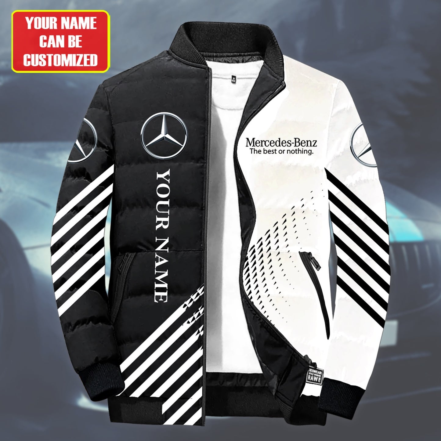 Personalized Merc Puffer Jacket v2 3D