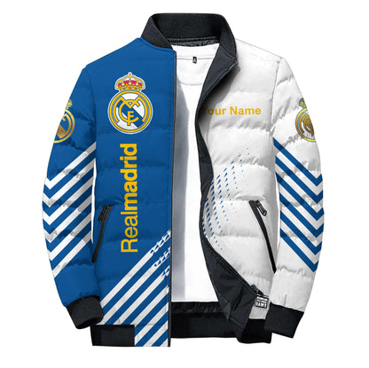 Personalized Real Madrid Puffer Jacket v2 3D