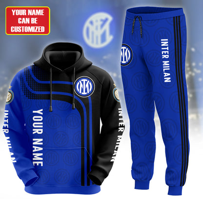 Personalized Inter Milan Q3 3D All over Printed Hoodie and Sweatpants set
