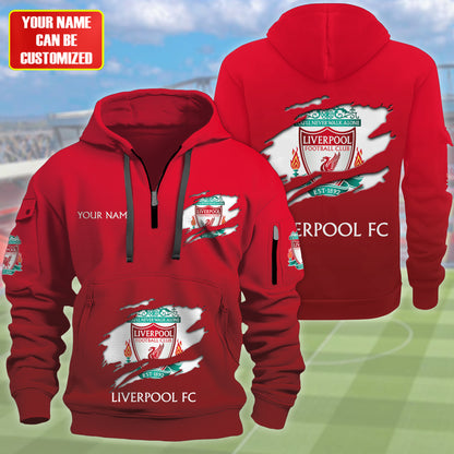 Personalized Liverpool Q5 3D Zip-Hoodie Cotton Jacket