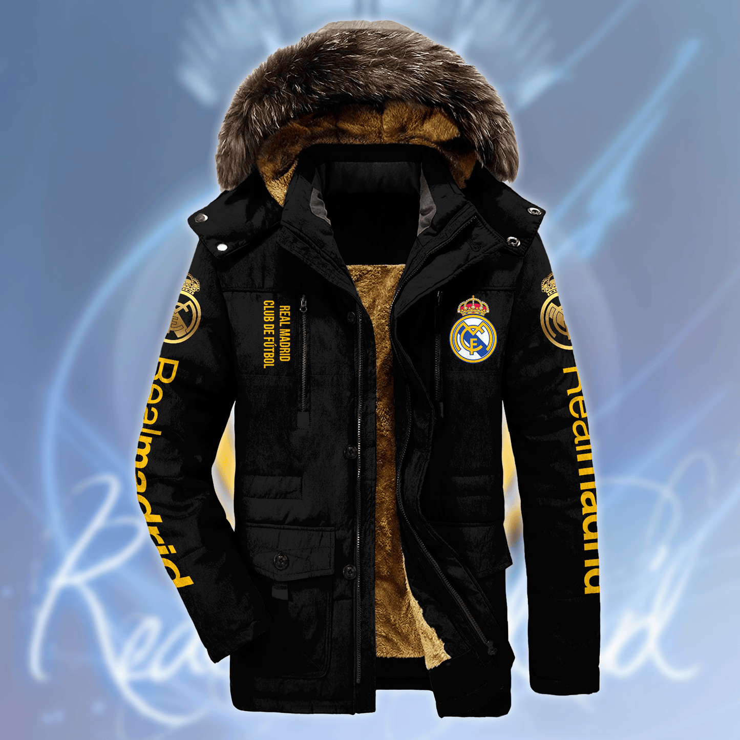 Real Madrid Parka Winter Jacket