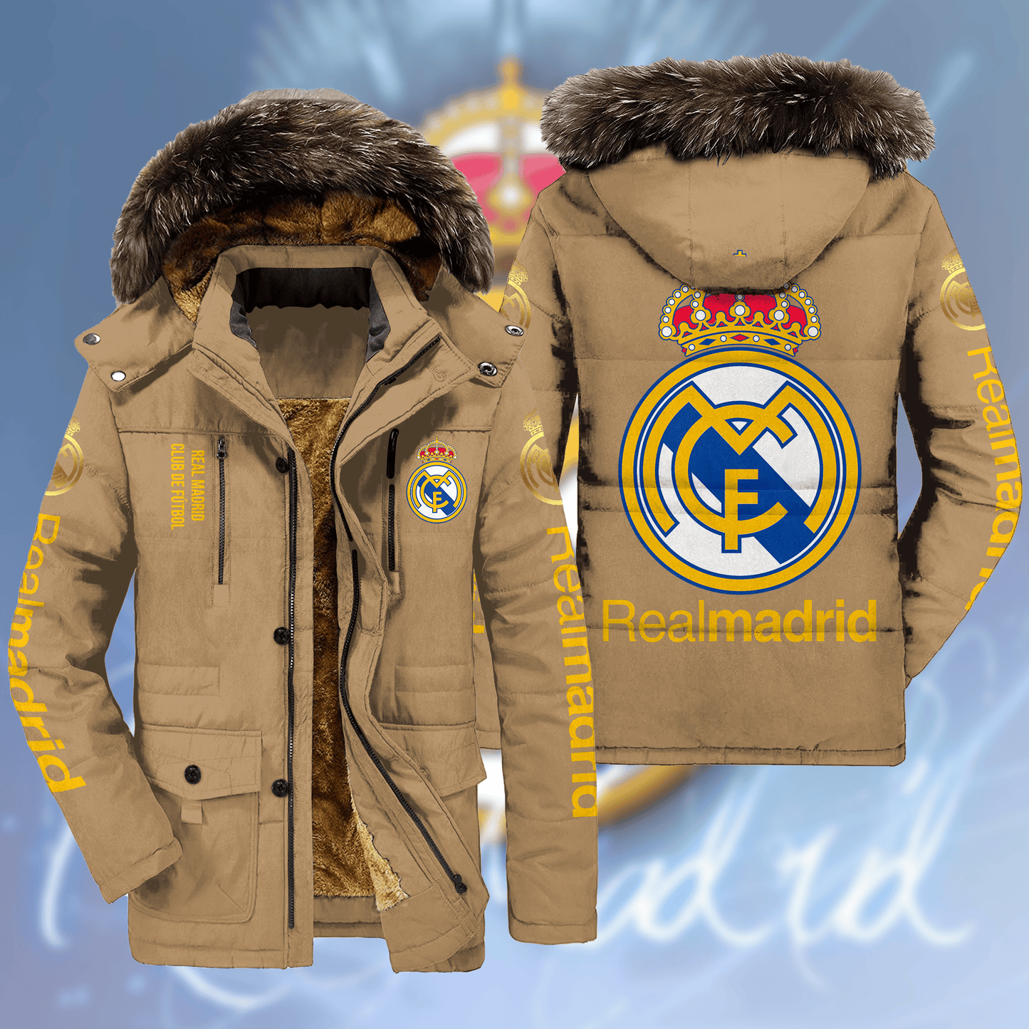 Real Madrid Parka Winter Jacket