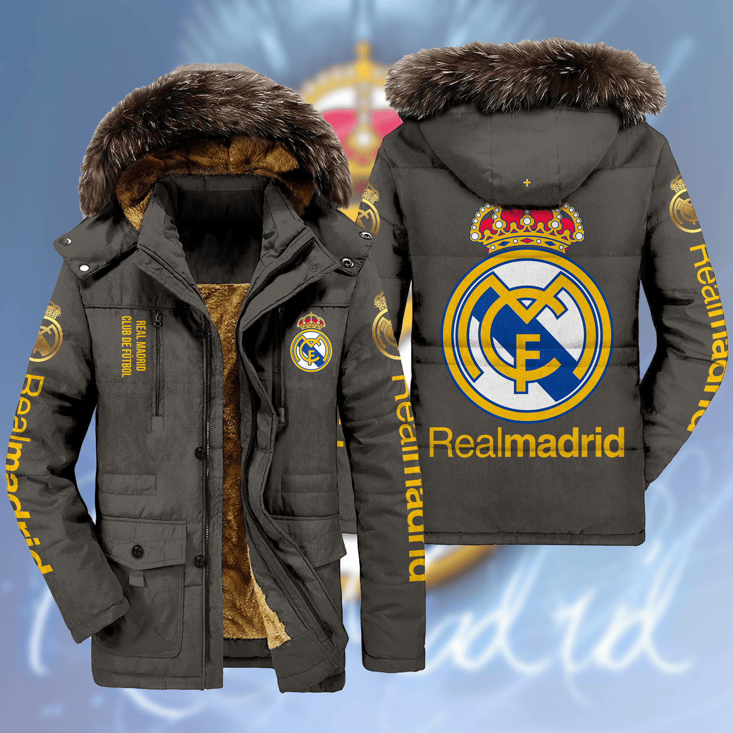 Real Madrid Parka Winter Jacket