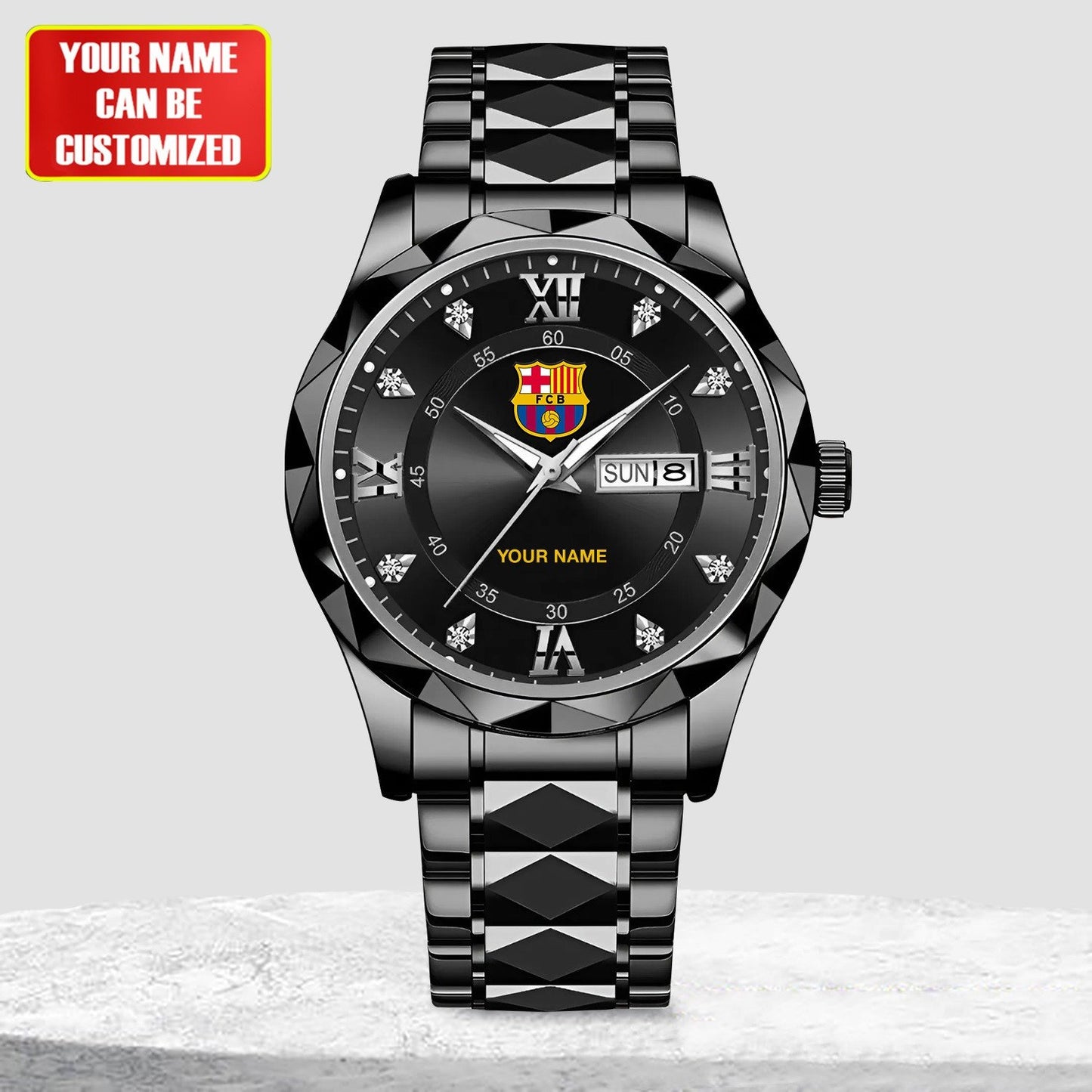 Personalized Barcelona Alloy Charley Watch