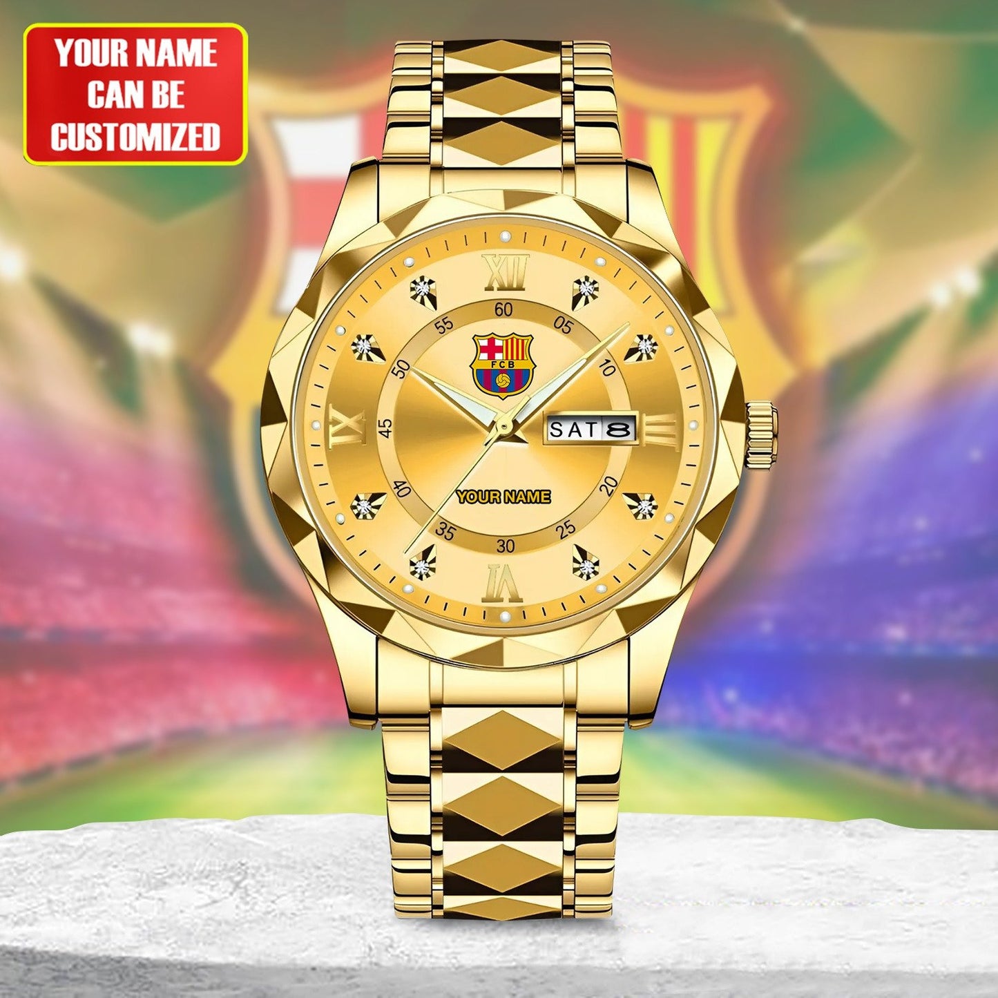 Personalized Barcelona Alloy Charley Watch