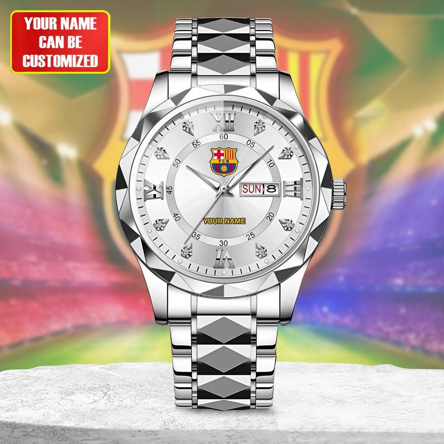 Personalized Barcelona Alloy Charley Watch