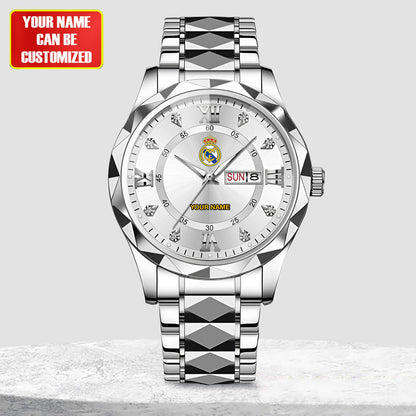 Personalized Real Madrid Alloy Charley Watch
