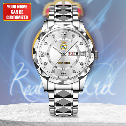 Personalized Real Madrid Alloy Charley Watch