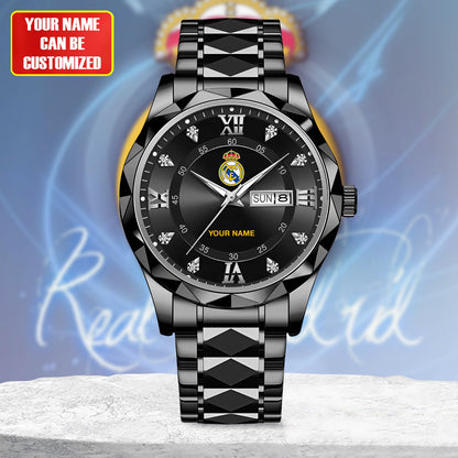 Personalized Real Madrid Alloy Charley Watch