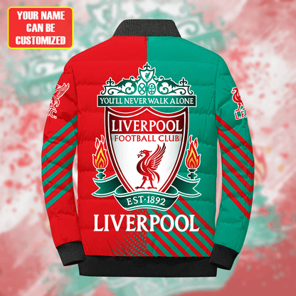 Personalized Liverpool Puffer Jacket v2 3D