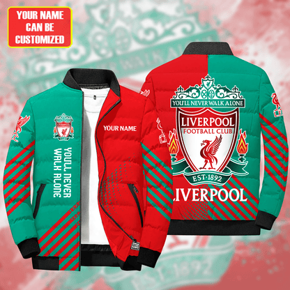 Personalized Liverpool Puffer Jacket v2 3D