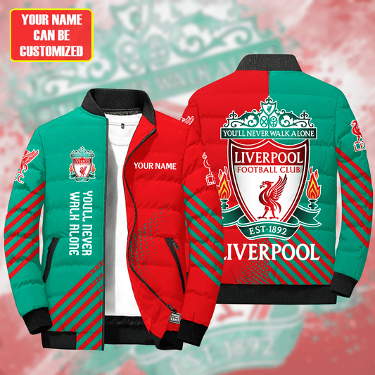 Personalized Liverpool Puffer Jacket v2 3D