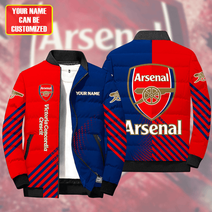 Personalized Arsenal Puffer Jacket v2 3D