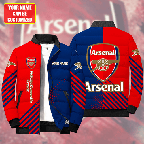 Personalized Arsenal Puffer Jacket v2 3D