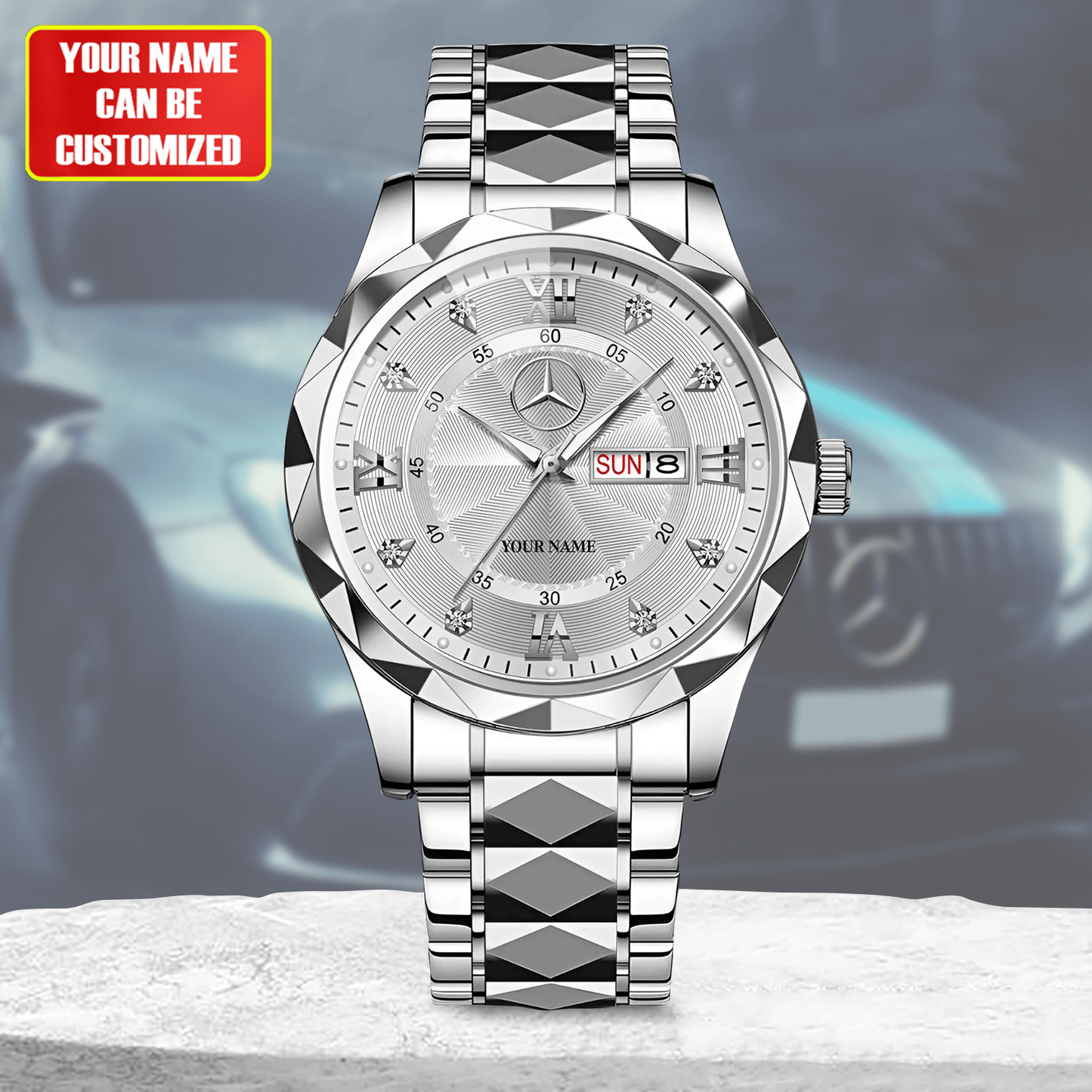 Personalized Merc Q2 Alloy Charley Watch