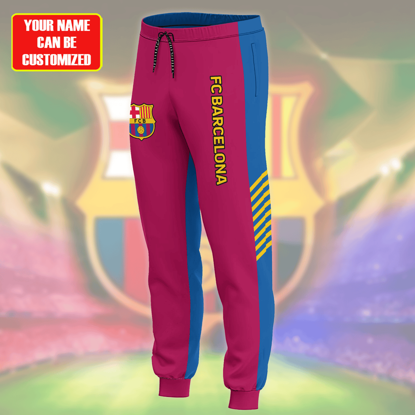 Personalized Barcelona 3D All over Printed Hoodie and Sweatpants set V2