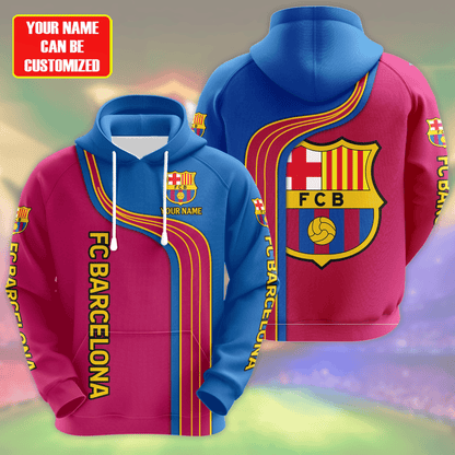 Personalized Barcelona 3D All over Printed Hoodie and Sweatpants set V2