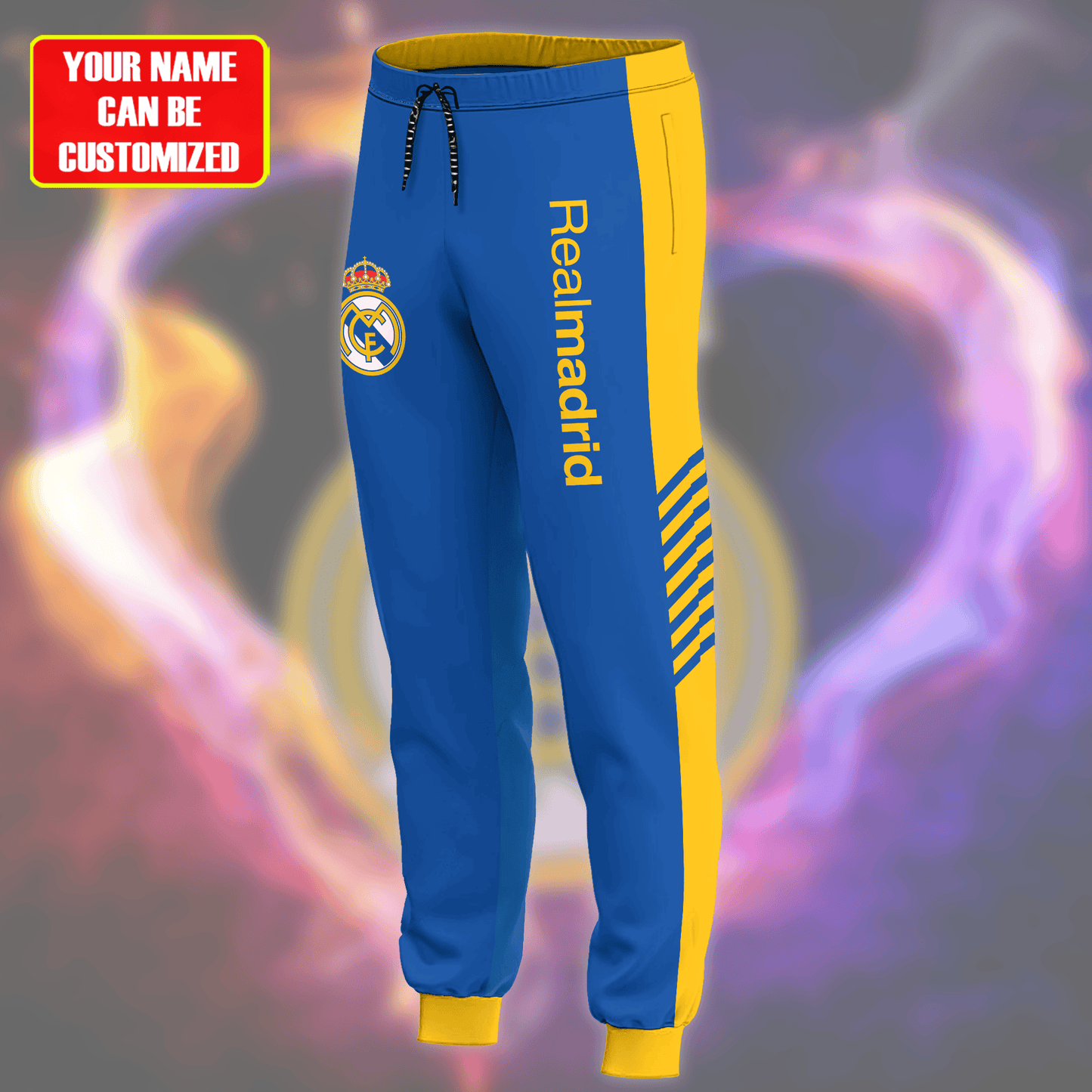 Personalized Real Madrid 3D All over Printed Hoodie and Sweatpants set V2