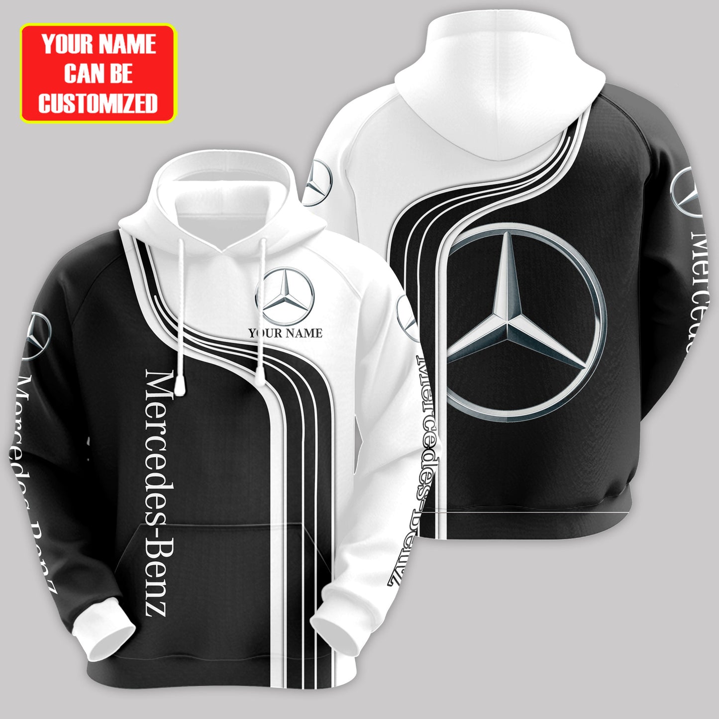 Personalized Merc 3D All over Printed Hoodie and Sweatpants set V2