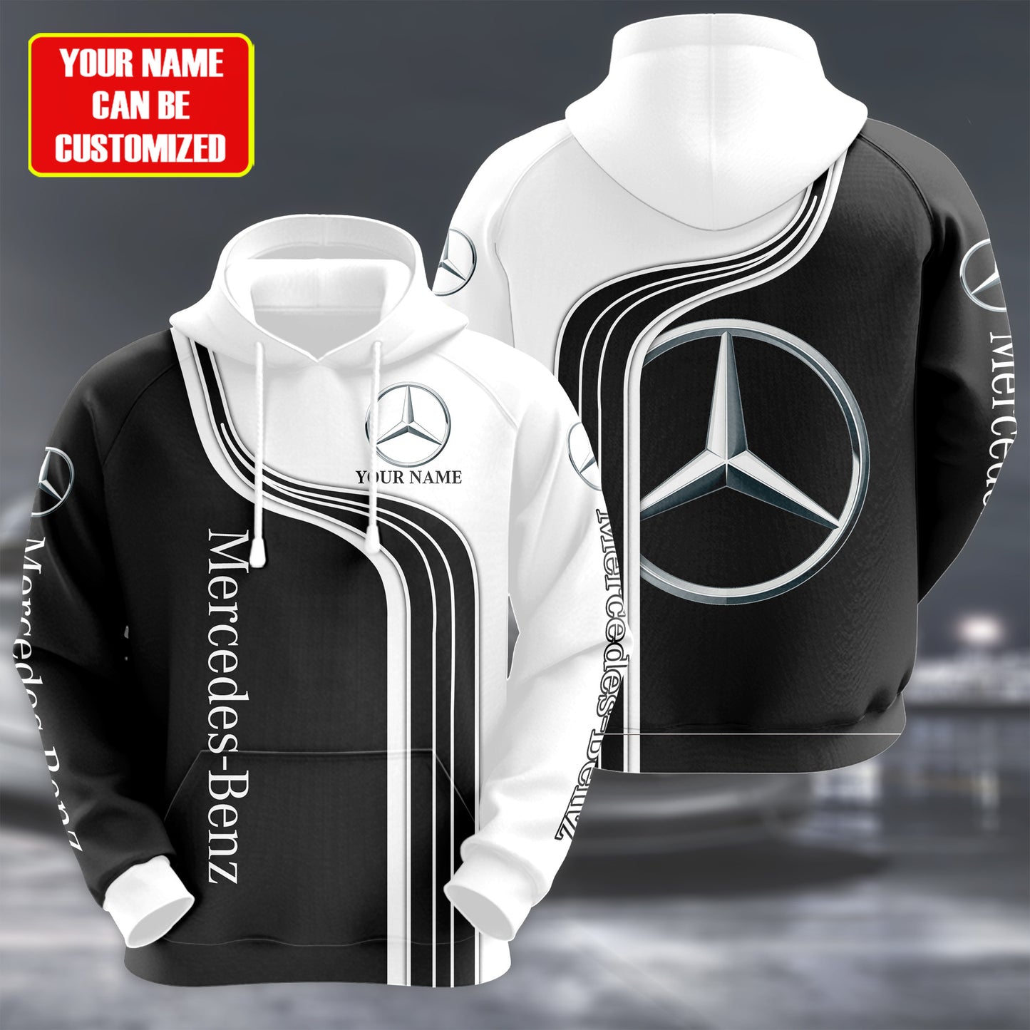 Personalized Merc 3D All over Printed Hoodie and Sweatpants set V2