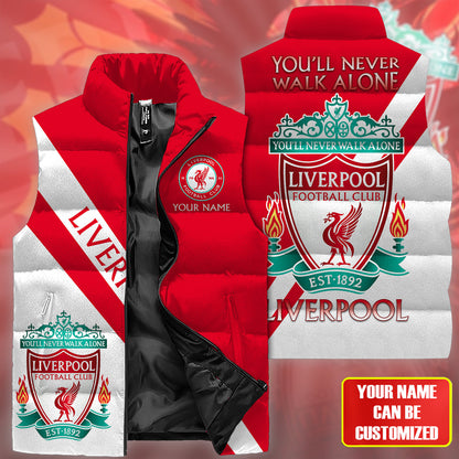 Liverpool V2 Sleeveless Windproof Puffer Jacket 3D