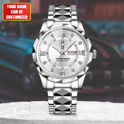 Personalized F Mustang Alloy Charley Watch