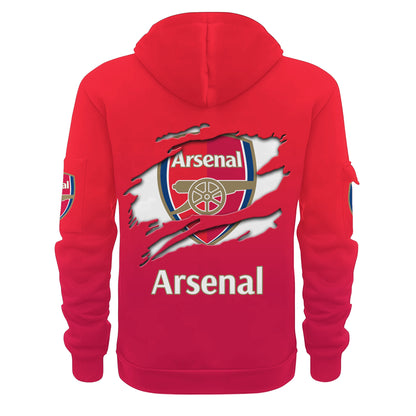 Personalized Arsenal V2 3D Zip-Hoodie Cotton Jacket